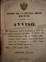 1856-01-20 avviso di accettazione di fiorini in argento per il Prestito Nazionale